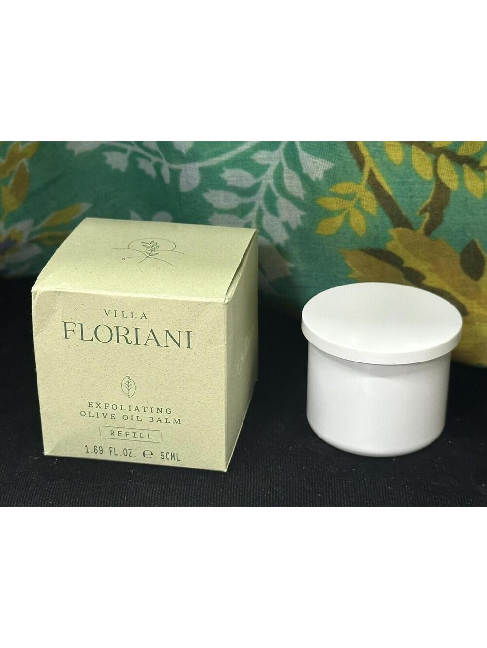 Villa Floriani Exfoliating Olive Oil Balm Refill NIB! 1.69 fl. oz.